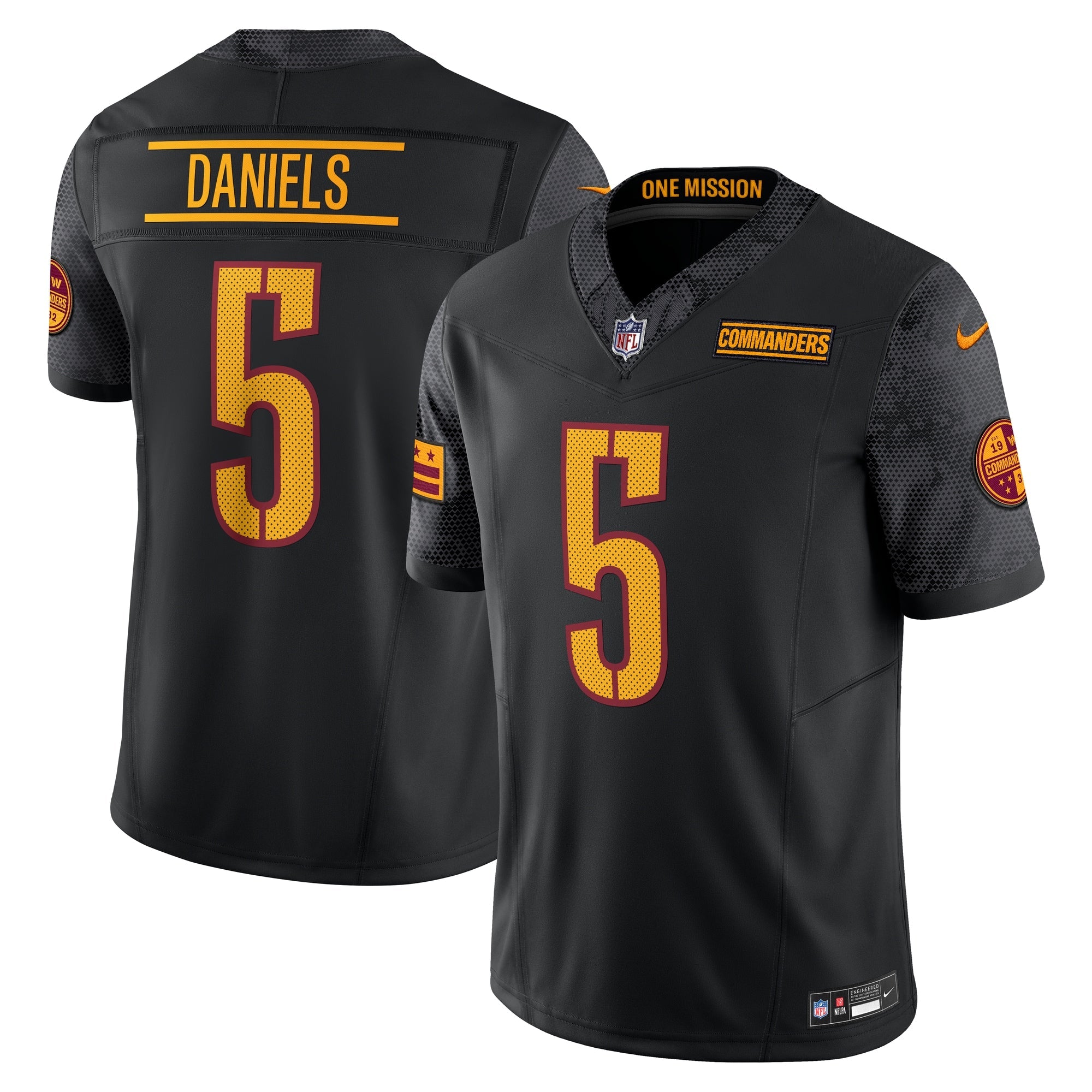Jayden Daniels Washington Commanders Nike Vapor F.U.S.E. Limited Jersey - Burgundy/Black