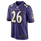 Rasheen Ali Baltimore Ravens Nike Team Game Jersey -  Purple