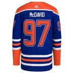 Connor McDavid Edmonton Oilers adidas Home - Primegreen Authentic Pro Player Jersey - Royal