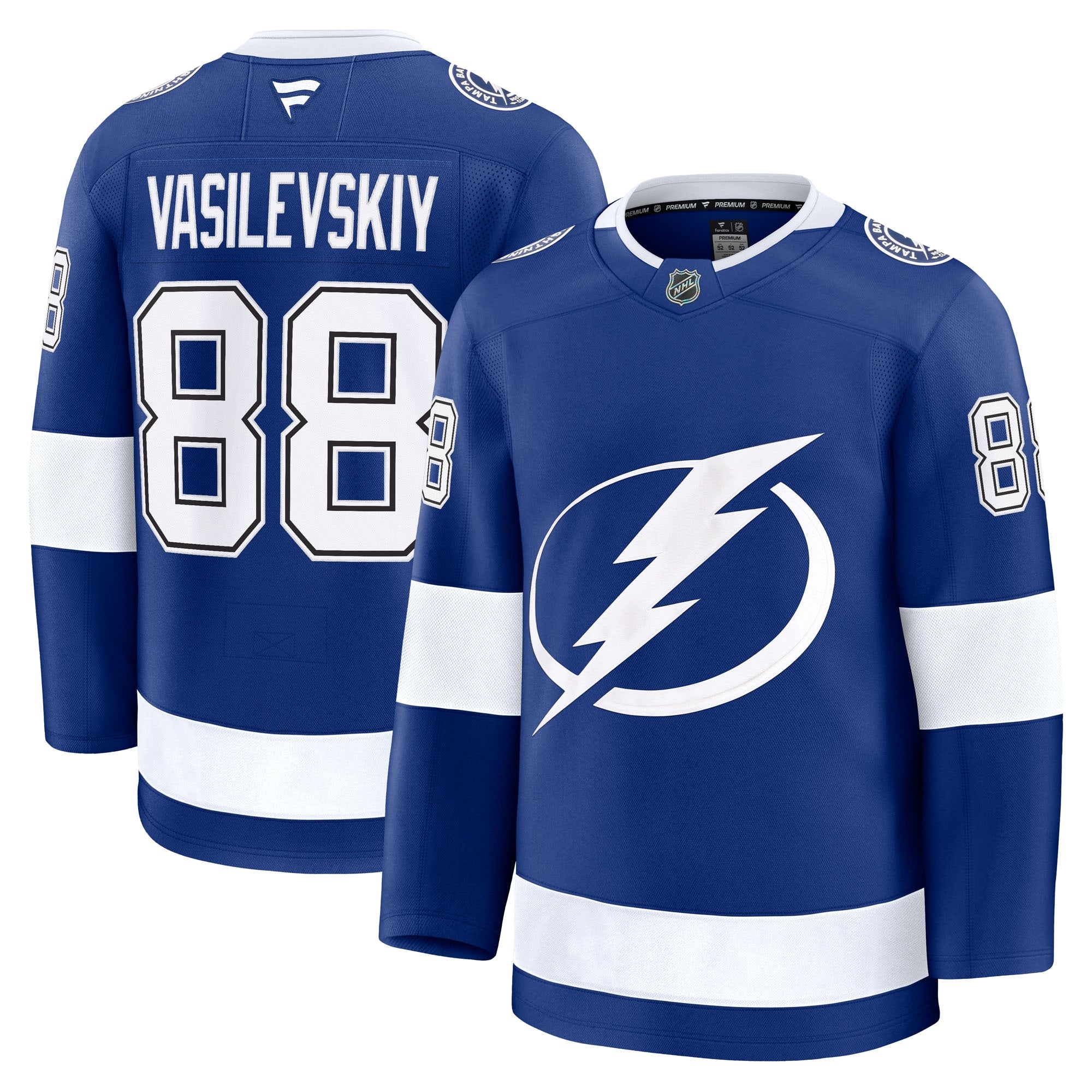 Andrei Vasilevskiy Tampa Bay Lightning  Alternate Premium Jersey - Black/Blue