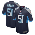 Trevis Gipson Tennessee Titans Nike Team Game Jersey -  Navy