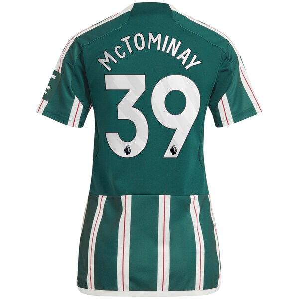 Scott McTominay Manchester United adidas Women's 2023/24 Away Replica Player Jersey - Green/Red