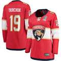 Matthew Tkachuk Florida Panthers  Women's Home 2024 Stanley Cup Champions Breakaway Player Jersey – Red