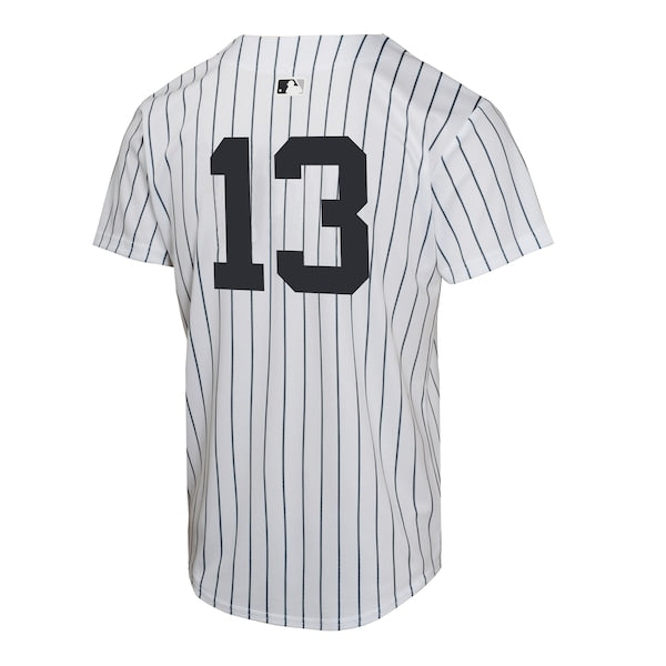 Jazz Chisholm Jr. New York Yankees Nike Youth Home Player Game Jersey - White