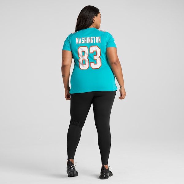 Malik Washington Miami Dolphins Nike Women's  Game Jersey -  Aqua