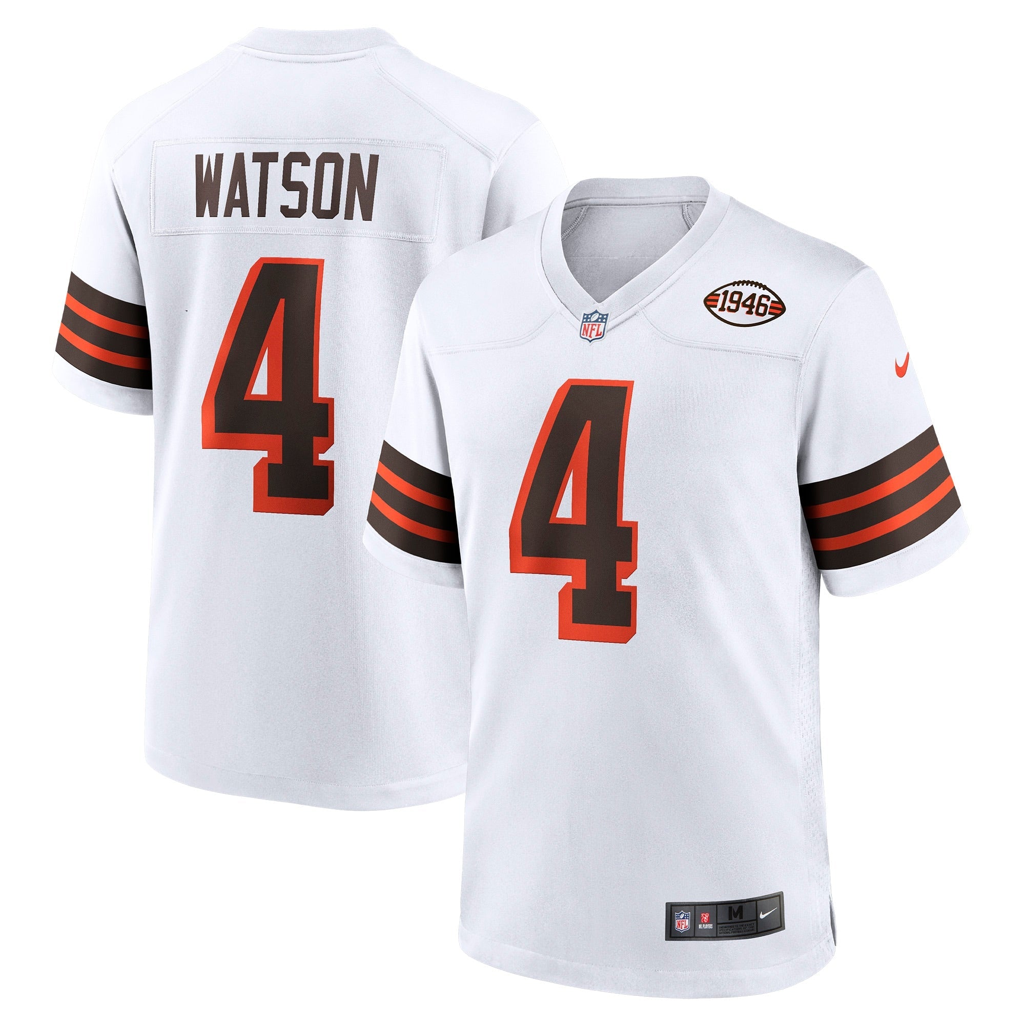 Deshaun Watson Cleveland Browns Nike Alternate Game Jersey - Brown/White