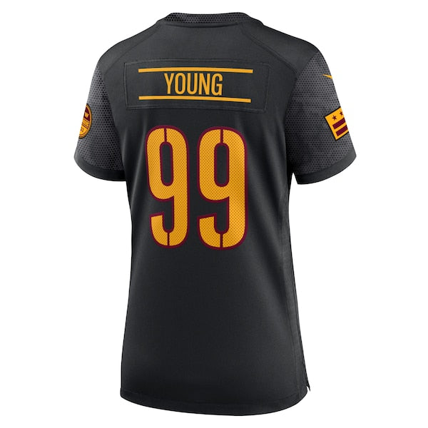 Chase Young Washington Commanders Nike Women's Player Jersey - Black/Burgundy/White