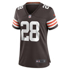 Mike Ford Cleveland Browns Nike Women's Team Game Jersey -  Brown