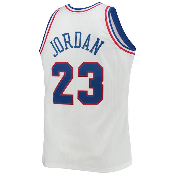 Men's Eastern Conference Michael Jordan White Hardwood Classics 1992 NBA All-Star Game Authentic Jersey