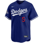 Freddie Freeman Los Angeles Dodgers Nike 2025 World Series Champions Limited Jersey - Royal