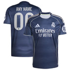 Los Merengues adidas 2025/26 Away Replica Custom Jersey - Blue