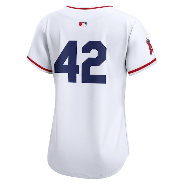 Los Angeles Angels Nike Women's 2024 Jackie Robinson Day Home Limited Jersey – White