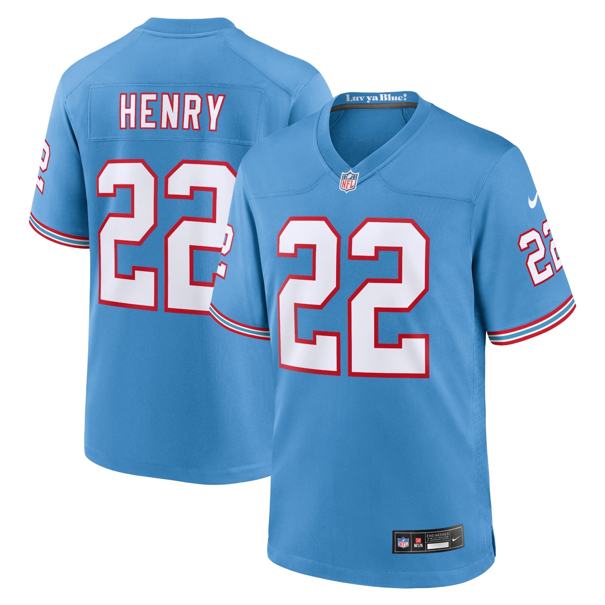 Derrick Henry Tennessee Titans Nike Youth Game Jersey - Navy/Light Blue/White