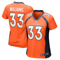 Javonte Williams Denver Broncos Nike Women's Game Jersey - Orange/Navy