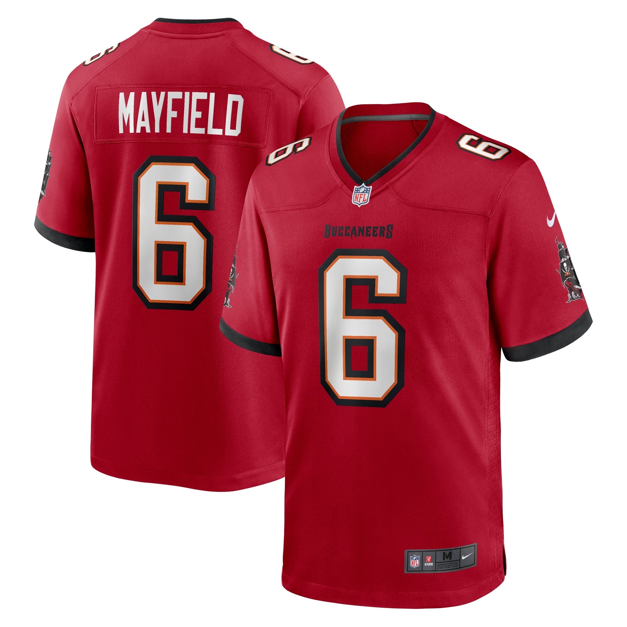 Baker Mayfield '76 Tampa Bay Buccaneers Nike  Player Game Jersey - White/Red/Orange