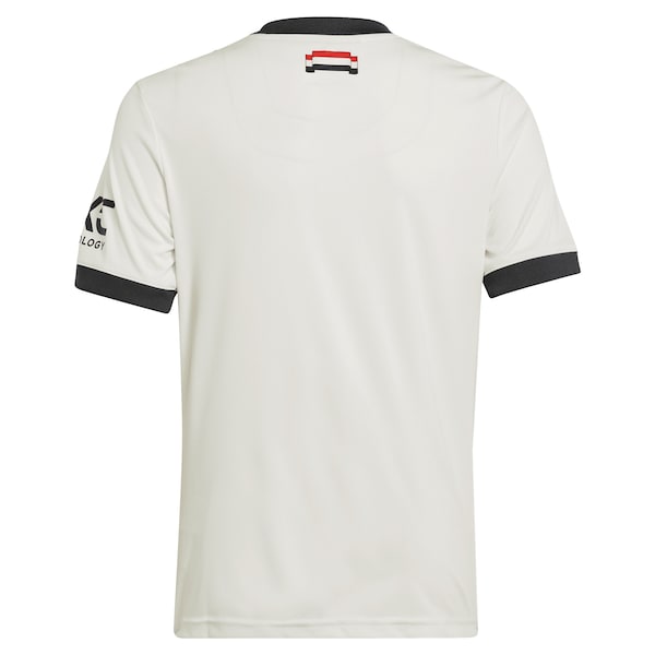 Manchester United adidas Originals Youth 2024/25 Third Replica Jersey - Cream
