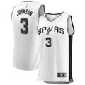 Keldon Johnson San Antonio Spurs  Fast Break Association Jersey - White