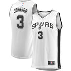 Keldon Johnson San Antonio Spurs  Fast Break Association Jersey - White