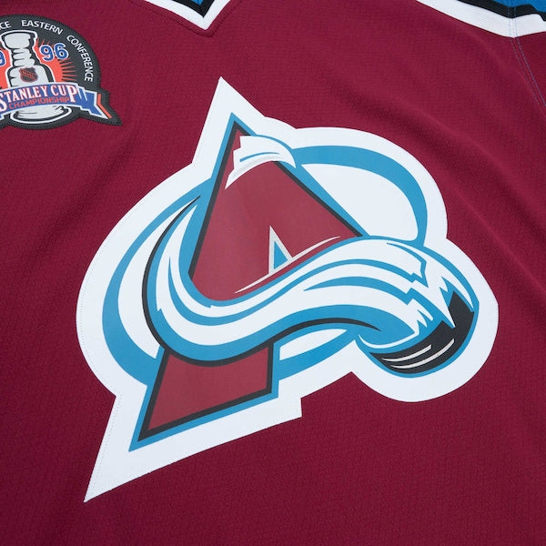 Peter Forsberg Colorado Avalanche  1995/96 Blue Line Player Jersey - Burgundy