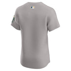 Oakland Athletics Nike Road Vapor Premier Elite Patch Jersey - Gray