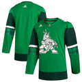 Arizona Coyotes adidas 2023 St. Patrick's Day Primegreen Authentic Jersey - Kelly Green