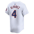 Francisco Alvarez New York Mets Nike Home Limited Player Jersey - White