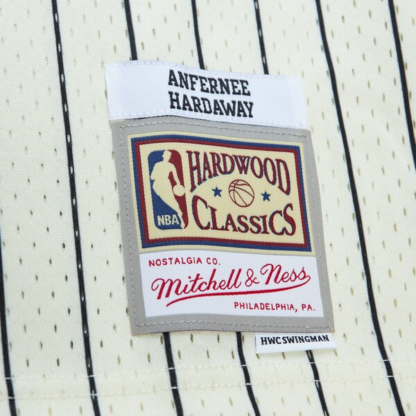 Penny Hardaway Orlando Magic Chainstitch Swingman Jersey - Cream