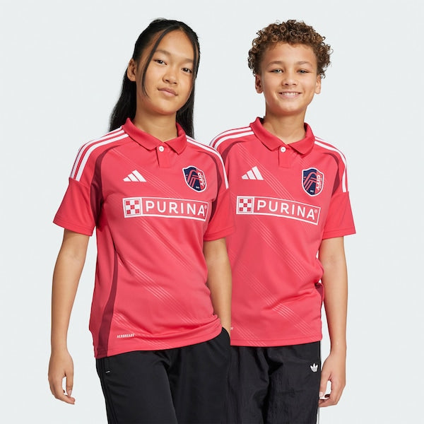 St. Louis City SC adidas Youth 2025 Forever CITY Red Replica Jersey - Red
