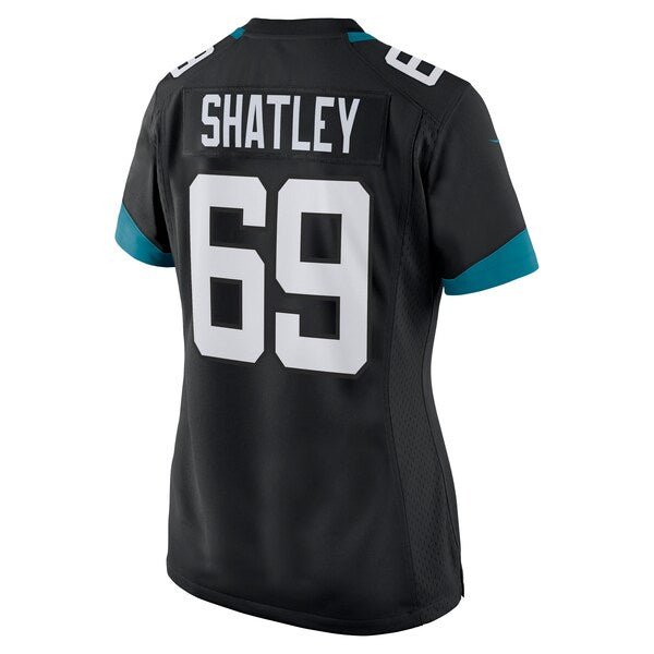Tyler Shatley Jacksonville Jaguars Nike Women's Game Jersey - Black/Teal