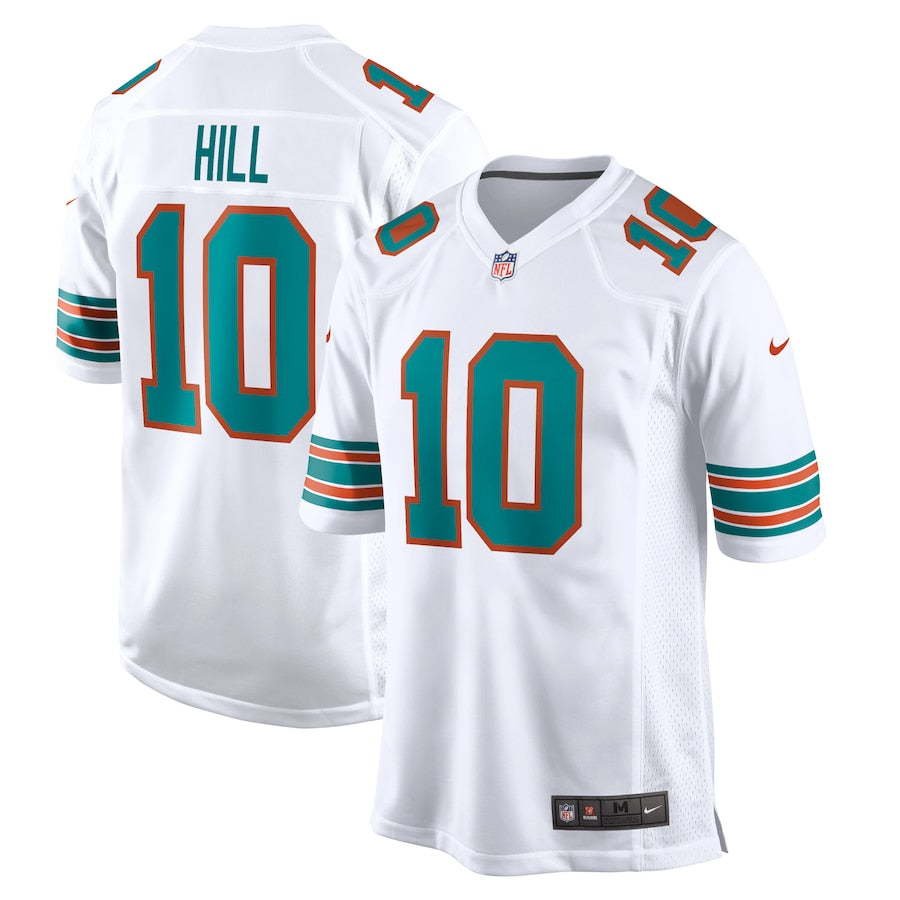 Tyreek Hill Miami Dolphins Nike Game Jersey - Aqua/White