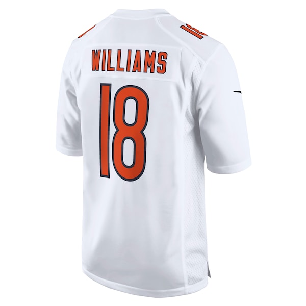 Caleb Williams Chicago Bears Nike Fashion Jersey - Tundra White/Black
