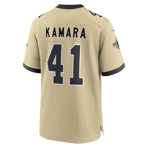 Alvin Kamara New Orleans Saints Nike Youth Gameday Golds Alternate Game Player Jersey - Gold/White/Black