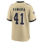 Alvin Kamara New Orleans Saints Nike Youth Gameday Golds Alternate Game Player Jersey - Gold/White/Black