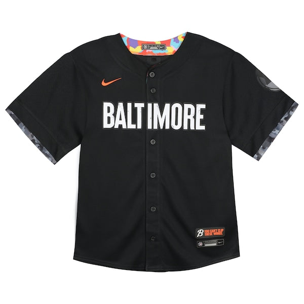Baltimore Orioles Nike Toddler City Connect Limited Jersey - Black