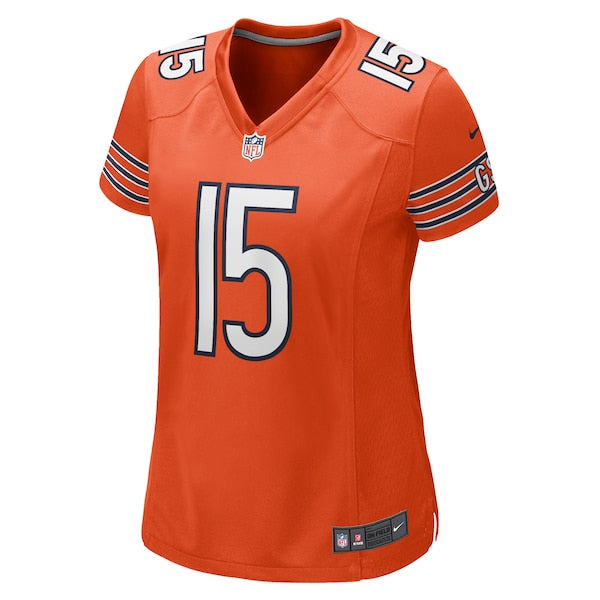 Rome Odunze Chicago Bears Nike Women's Alternate Game Jersey -  Orange/Navy