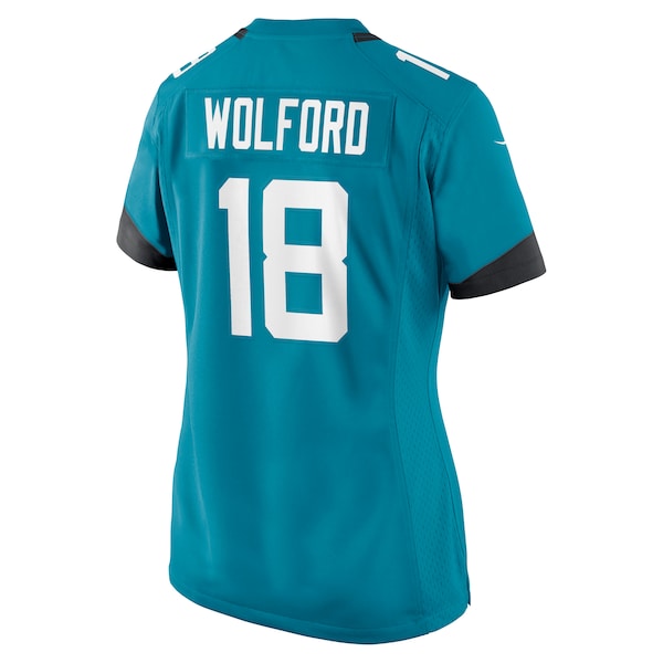 John Wolford Jacksonville Jaguars Nike Women's Team Game Jersey -  Teal