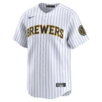 Milwaukee Brewers Nike  Alternate Limited Jersey – White