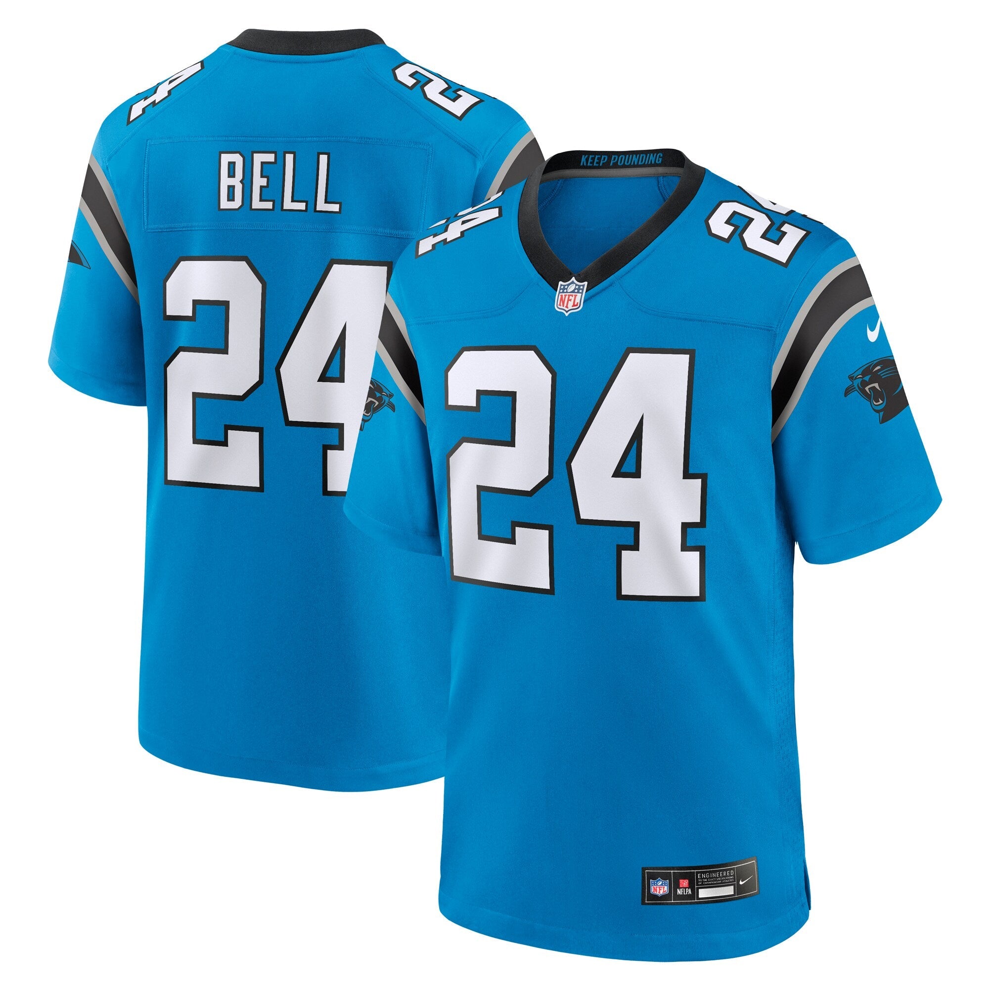 Vonn Bell Carolina Panthers Nike Team Game Jersey - Black/Blue