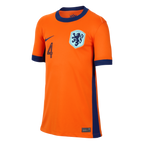 Virgil van Dijk Netherlands National Team Nike Youth 2024 Home Replica Jersey - Orange