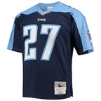 Eddie George Tennessee Titans Big & Tall 1999 Retired Player Replica Jersey - Navy