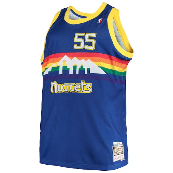 Dikembe Mutombo Denver Nuggets 1991/92 Big & Tall Hardwood Classics Swingman Jersey - Royal