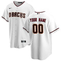 Arizona Diamondbacks Nike Home Replica Custom Jersey - White