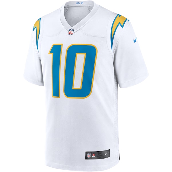 Justin Herbert Los Angeles Chargers Nike Game Jersey - White/Navy/Royal