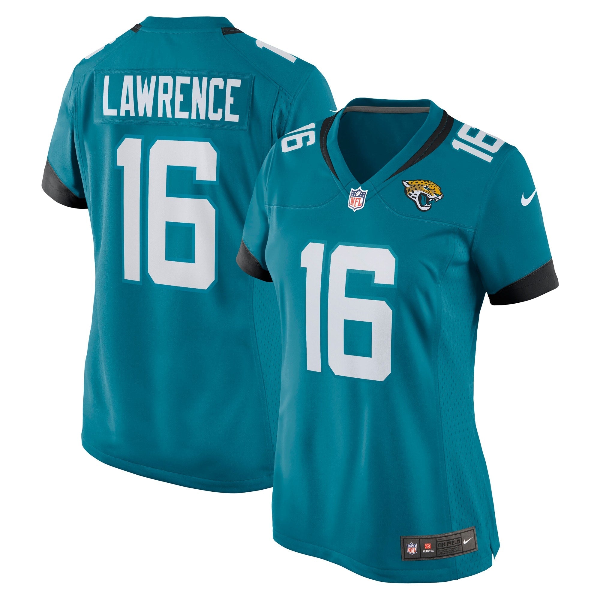 Trevor Lawrence Jacksonville Jaguars Nike Women's Game Jersey - White/Teal