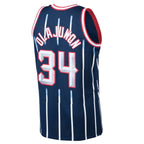 Hakeem Olajuwon Houston Rockets 1996/97 Hardwood Classics Swingman Jersey - Navy