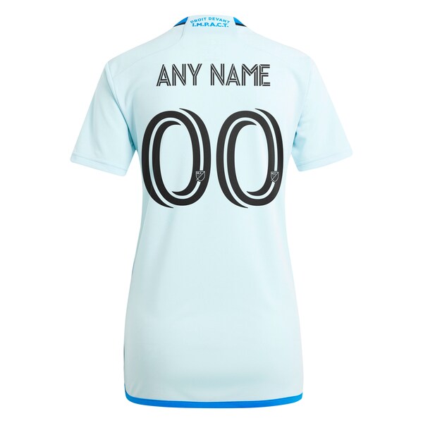 CF Montreal adidas Women's 2024 La Main Replica Custom Jersey – Light Blue