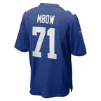 Marcus Mbow New York Giants Nike Team Game Jersey -  Royal