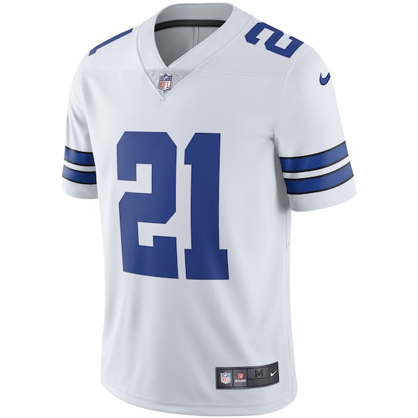 Ezekiel Elliott Dallas Cowboys Nike Vapor Limited Player Jersey - White/Navy