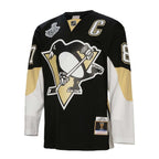 Sidney Crosby Pittsburgh Penguins Captain Patch 2008/09 Blue Line Player Jersey - Black