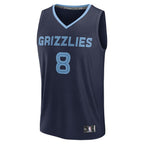 Jaren Jackson Jr. Memphis Grizzlies  Fast Break Replica Jersey - Navy - Icon Edition